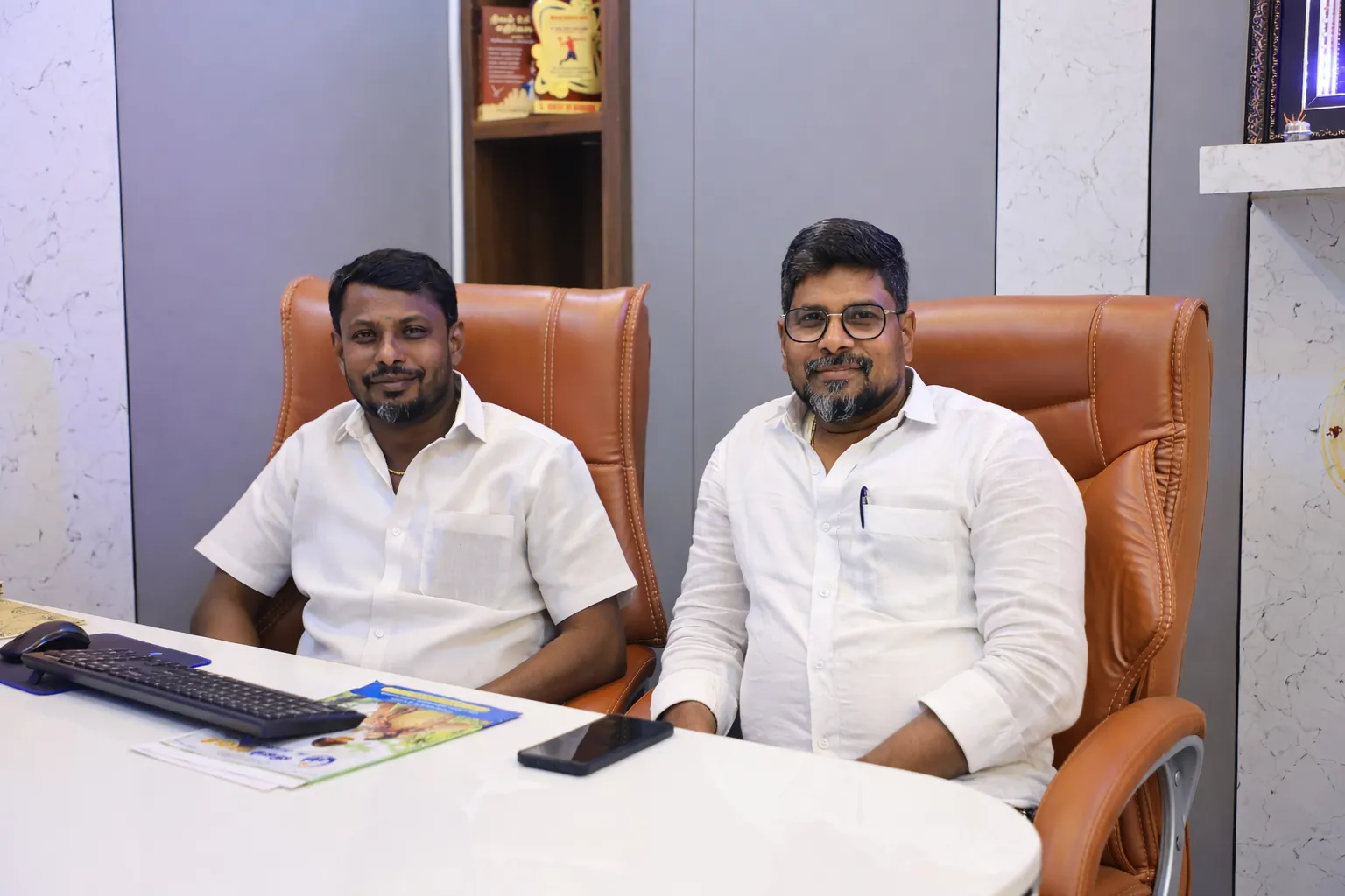 VM Maruthi Chits founders S. Murugesan and Johncymary